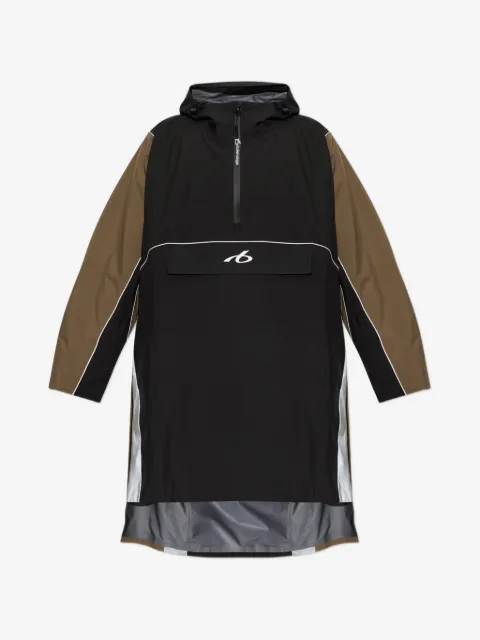 Balenciaga logo-print colour-block hoodie