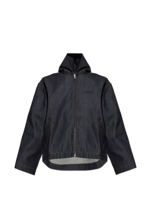 Balenciaga hooded denim jacket
