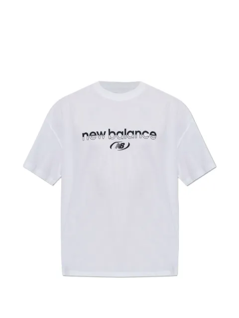 New Balance Trackside logo-print T-shirt
