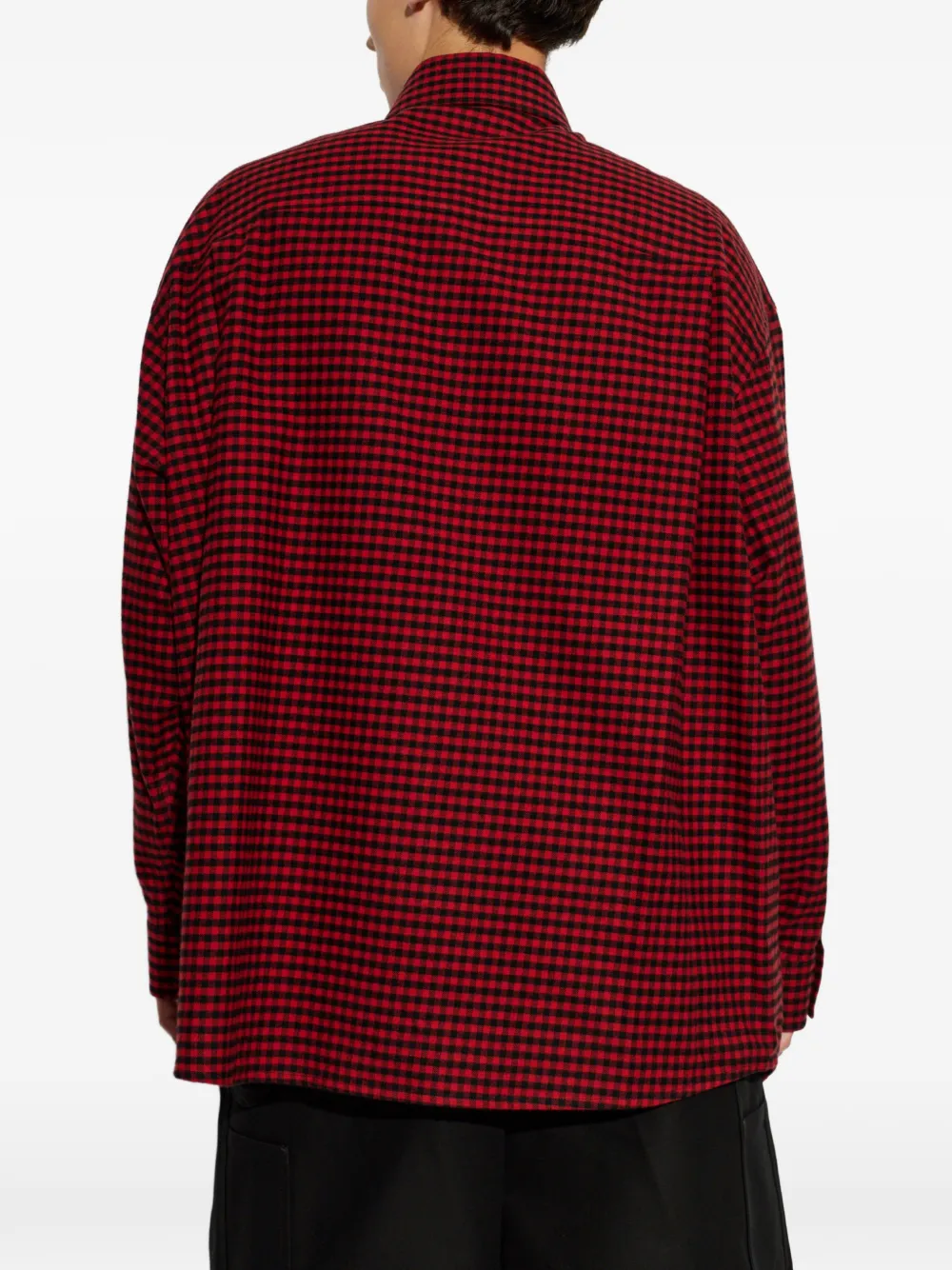 Balenciaga Vichy shirtjack Rood