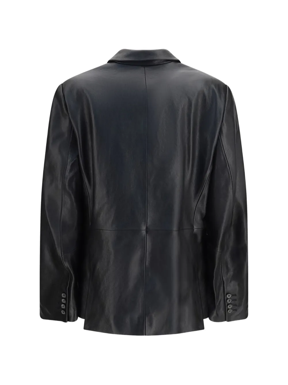 Magda Butrym Blazer met enkele rij knopen Zwart