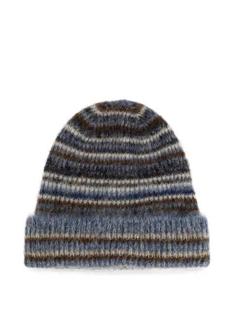 MARANT striped beanie hat