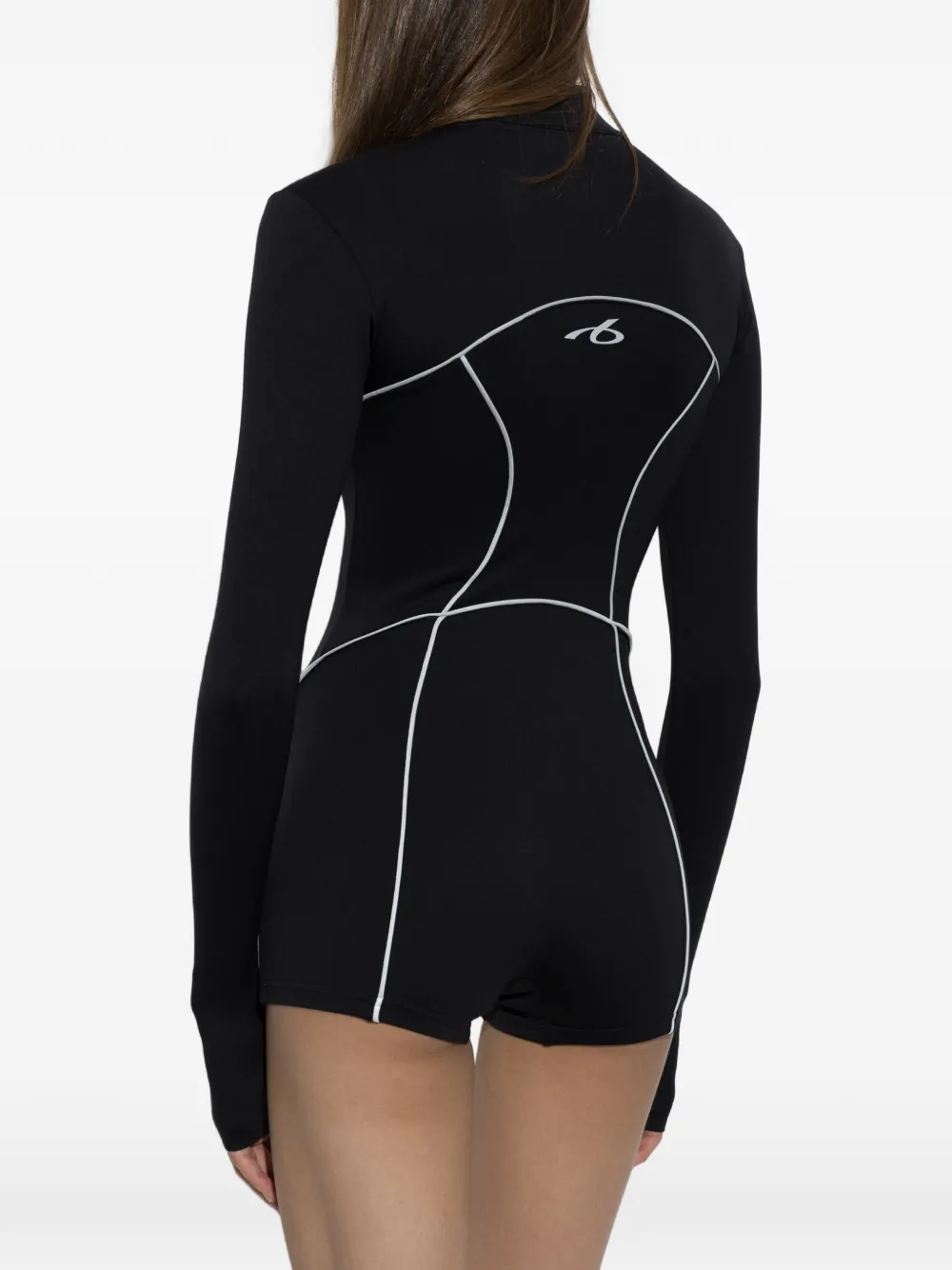 Balenciaga Techwear body met lange mouwen Zwart