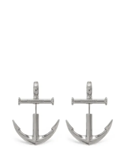 Balenciaga aretes en forma de ancla