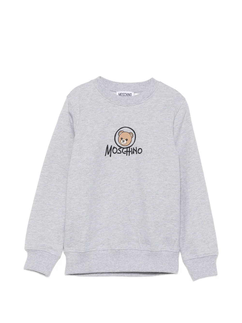 Moschino Kids logo-print sweatshirt - Grigio