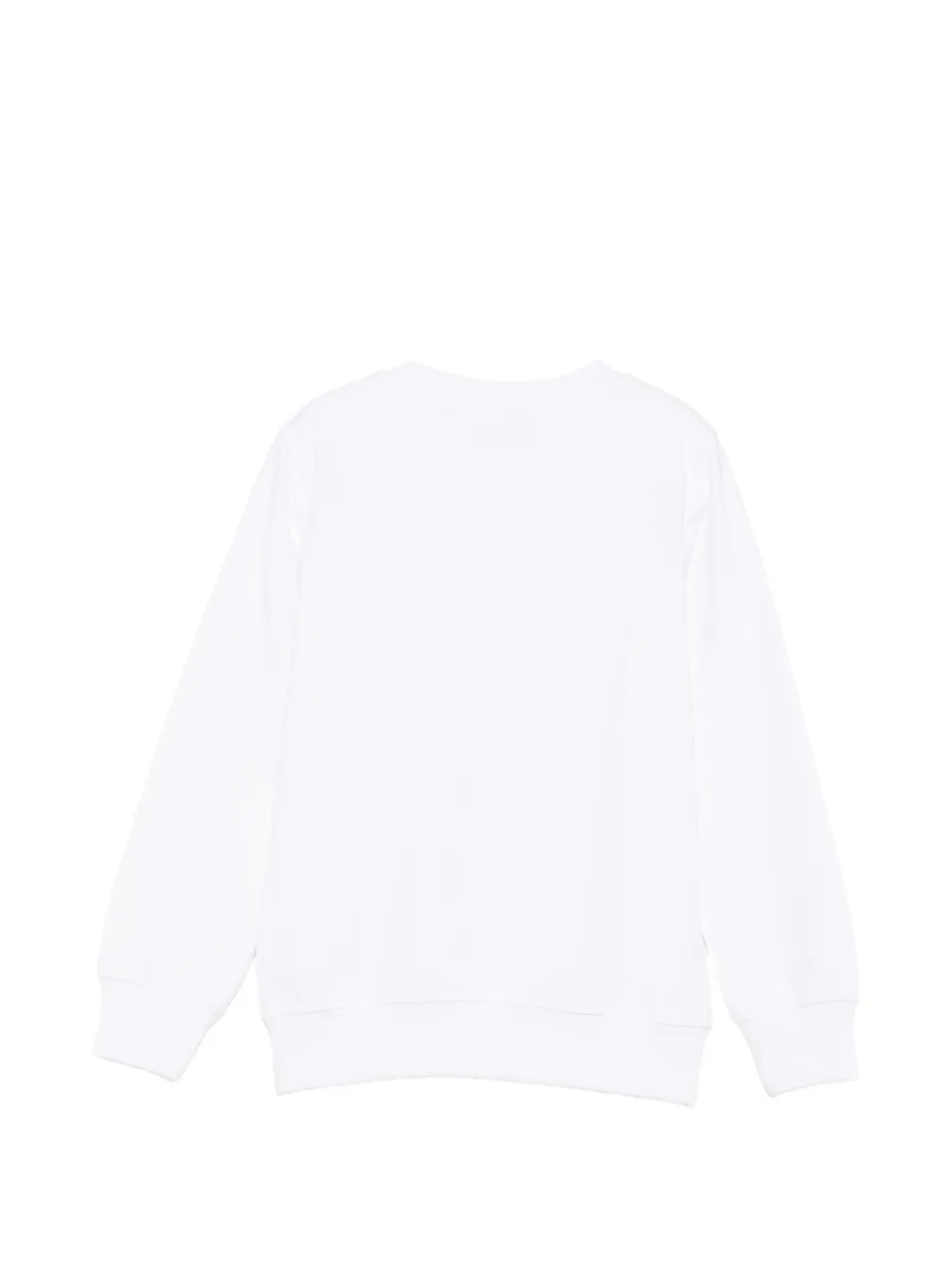 Moschino Kids Sweater met logoprint Wit
