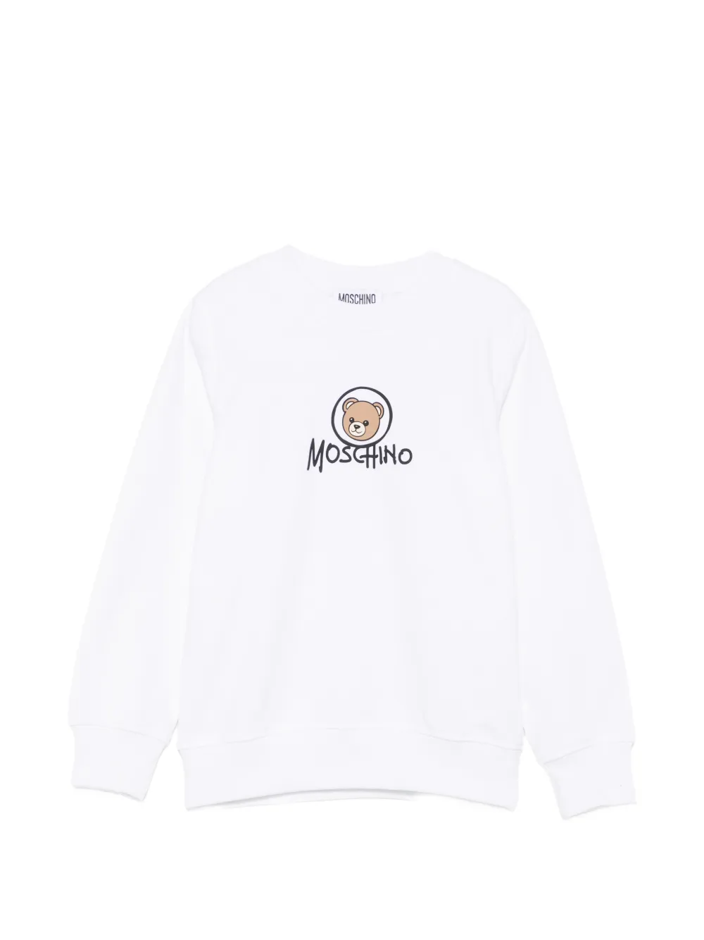 Moschino Kids logo-print sweatshirt - Bianco
