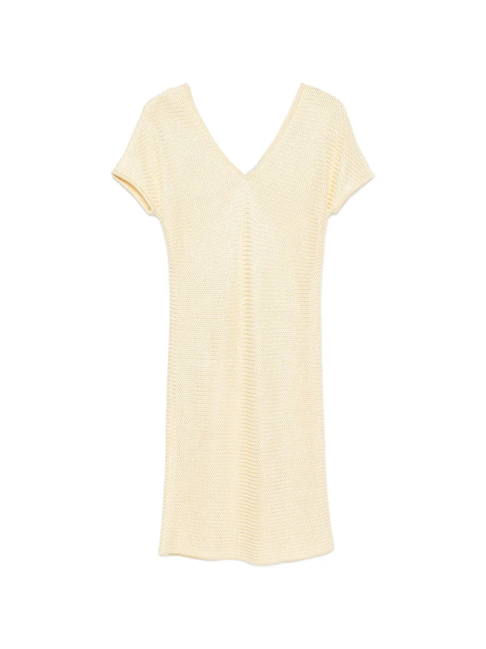 Celine Pre-Owned 2000s V-neck midi dress - Gelb