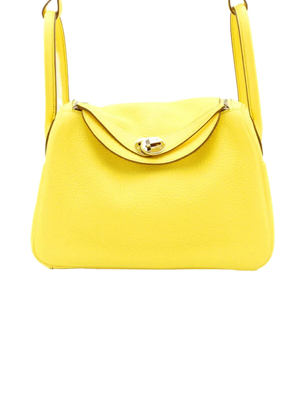 Hermès Pre-Owned 2023 Clemence Lindy 26 satchel - Gelb