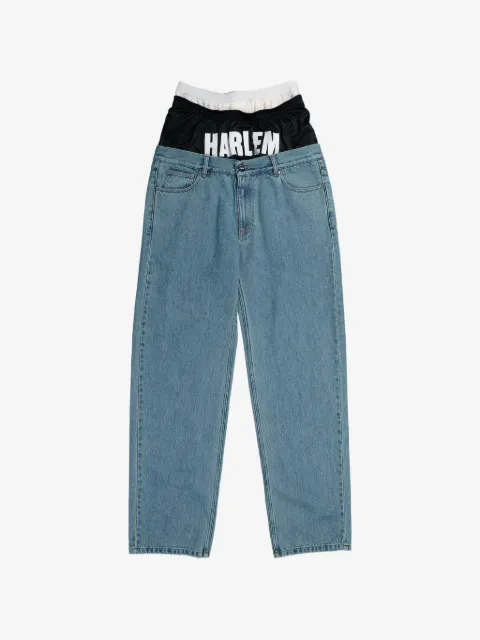 AWGE Harlem layered jeans