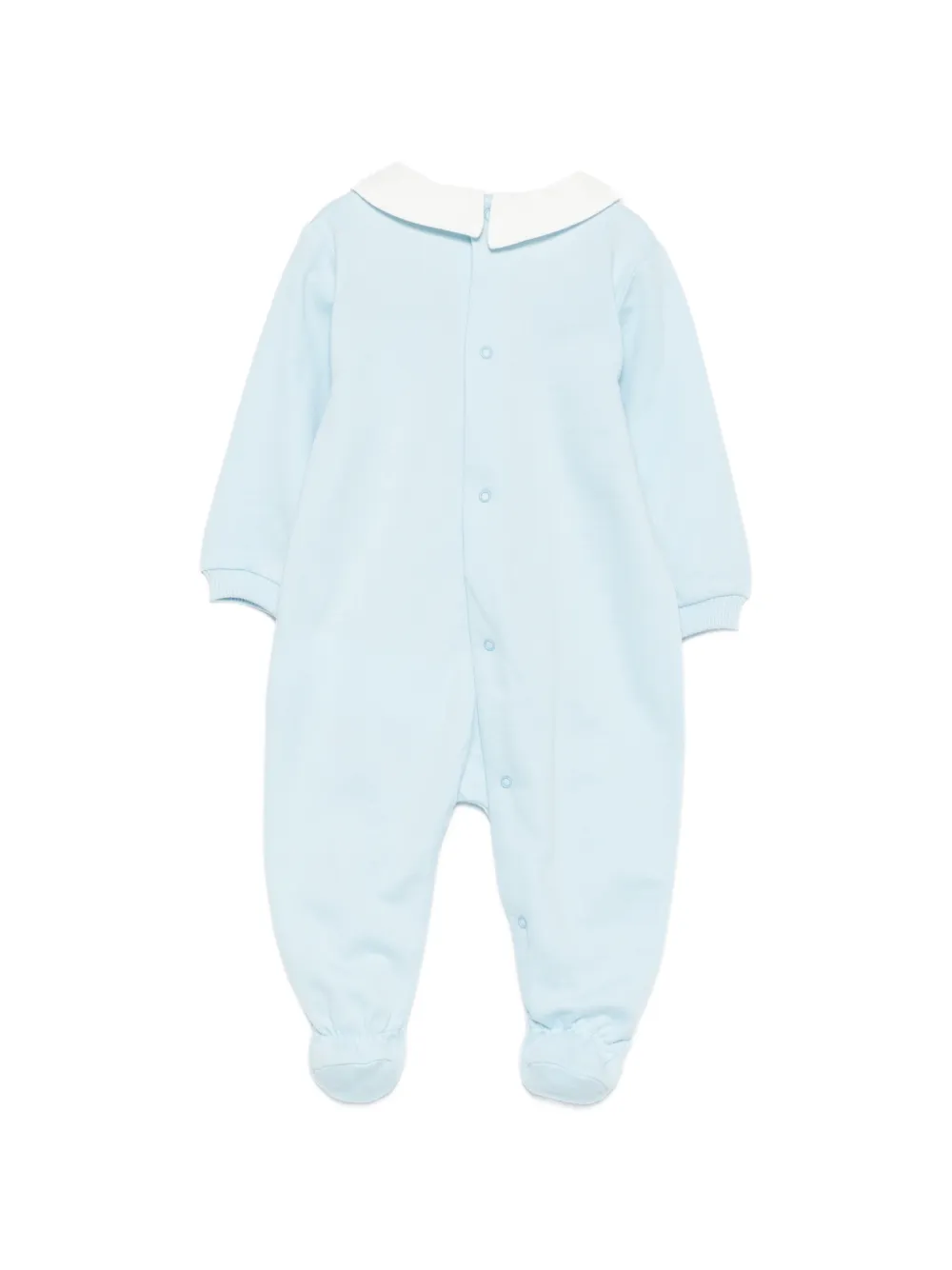 Moschino Kids Pyjama met logoprint Blauw
