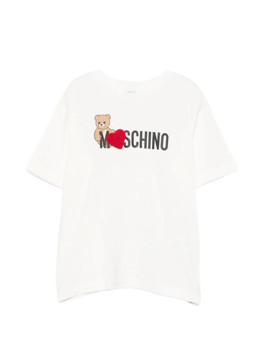 Moschino Kids teddy bear-print T-shirt - Bianco