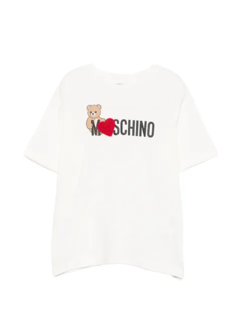 Moschino Kids playera con motivo Bear