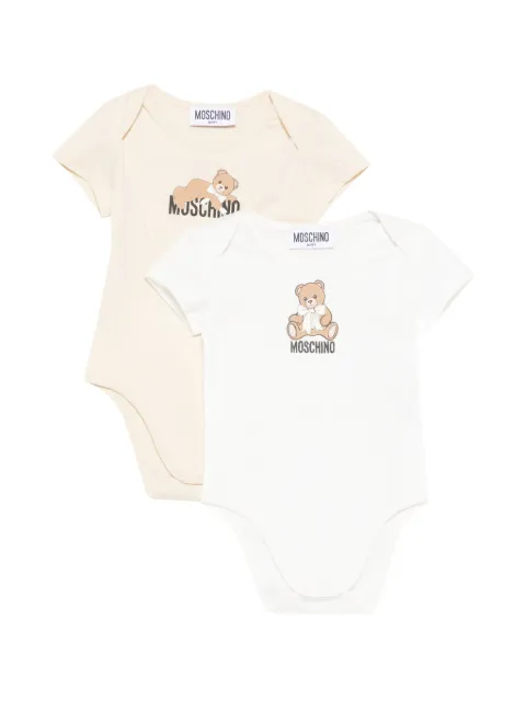 Moschino Kids Teddy Bear print body set