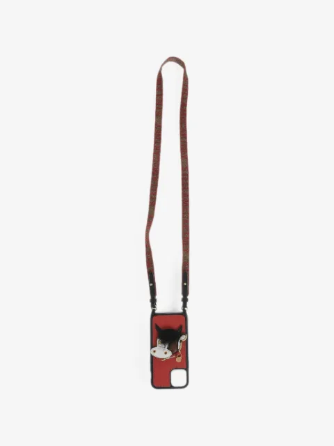 Stella McCartney horse-patchwork strap iPhone 11 Pro case