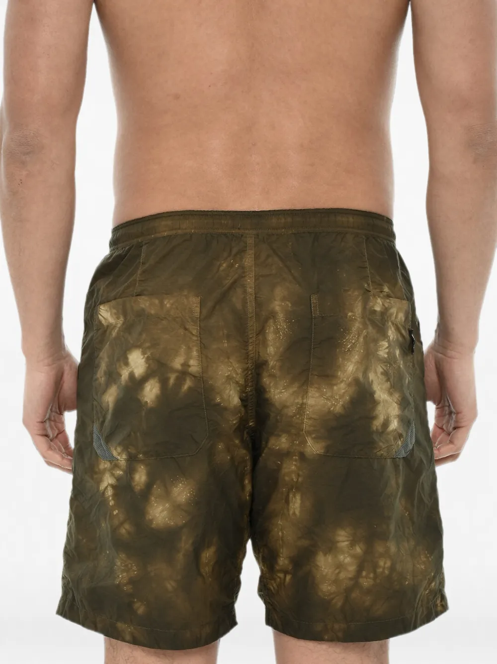 Woolrich tie-dye swim trunks Groen