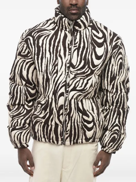 ERL quilted animal-print padded jacket
