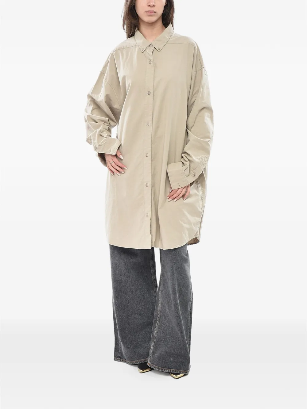Fear Of God button-down oversized shirt - Nude