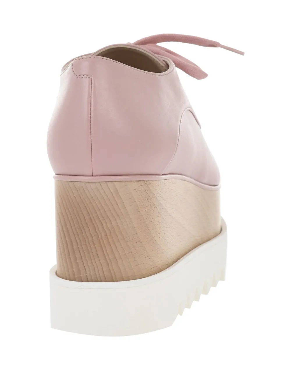 Stella McCartney Elyse platform Derby shoes Roze