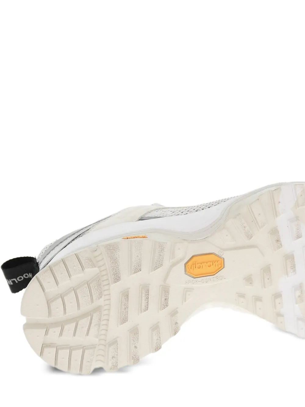 Woolrich perforated suede-trim sneakers Grijs