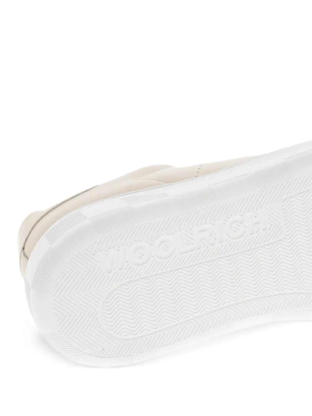 Woolrich low-top leather sneakers Beige