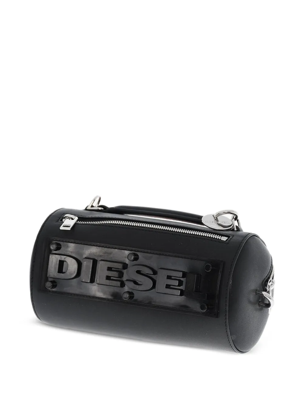 Diesel Cayac Embossed-logo Belt Bag In Black