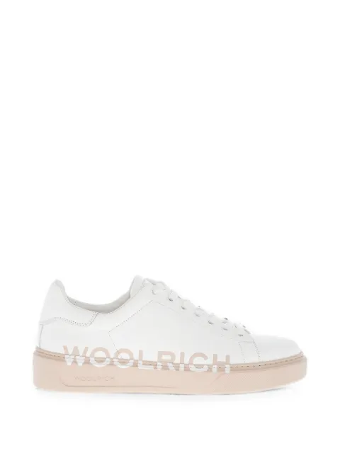 Woolrich baskets lacées à logo imprimé