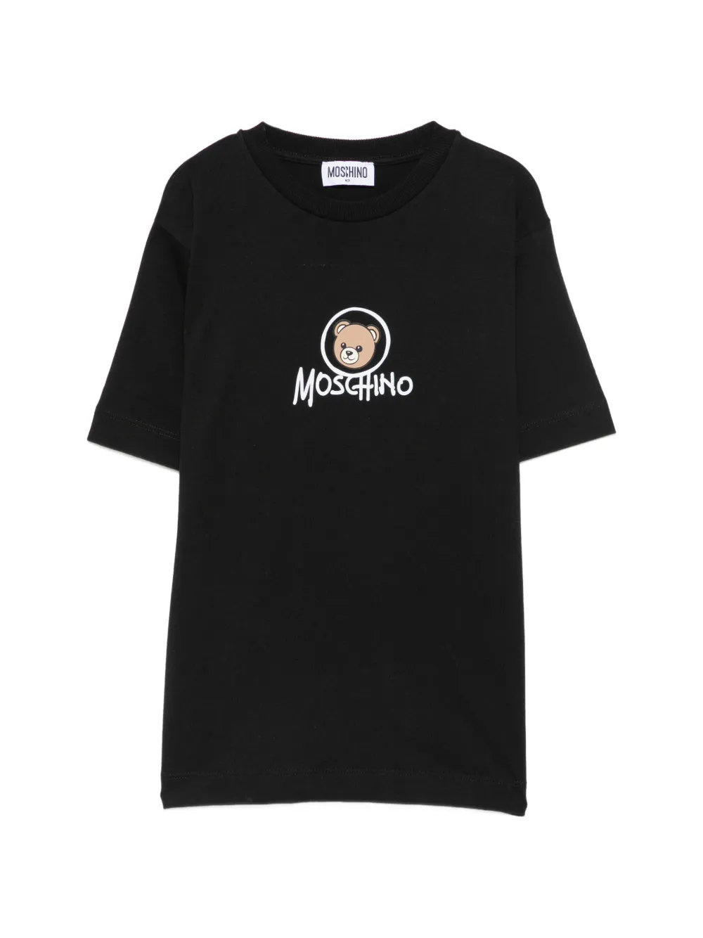 Moschino Kids logo-print T-shirt - Nero
