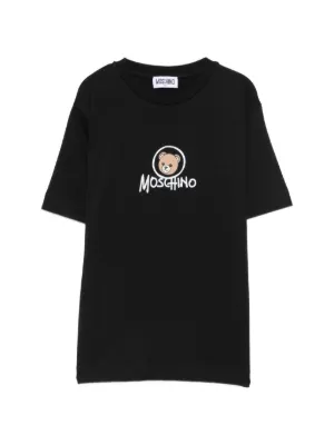 Burberry Kids Thomas Bear-print Cotton T-shirt | Black | FARFETCH
