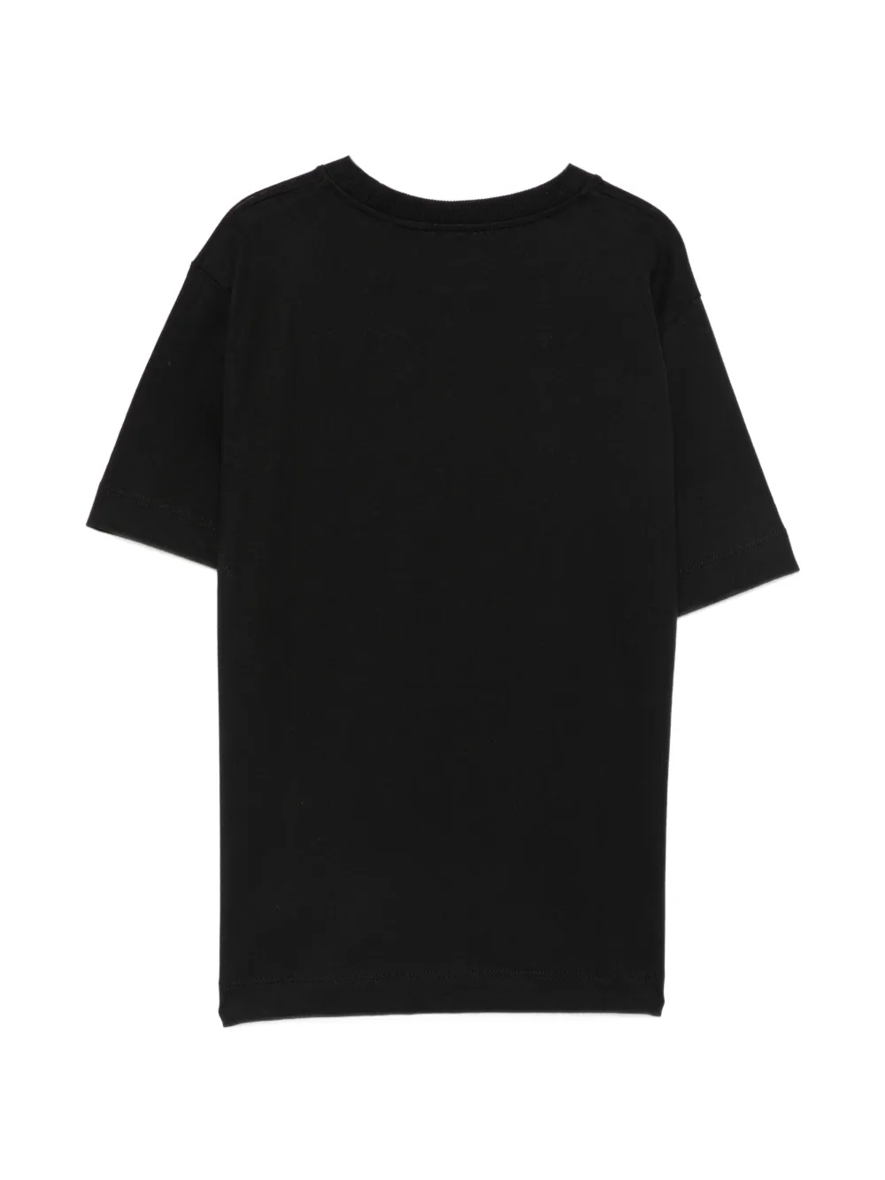 Moschino Kids T-shirt met logoprint Zwart