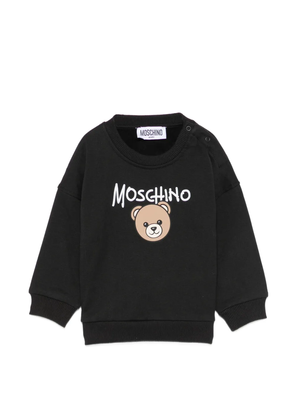 Moschino Kids logo-print sweatshirt - Nero