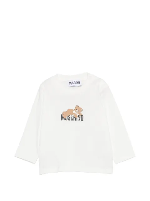 Moschino Kids T-shirt Teddy Bear con logo