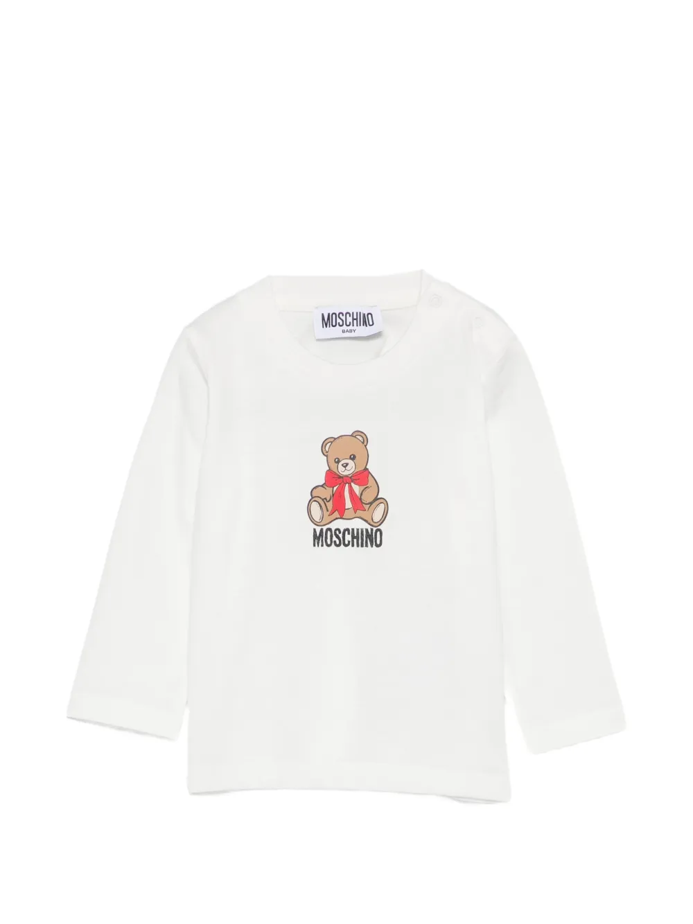Moschino Kids long-sleeve T-shirt - Bianco