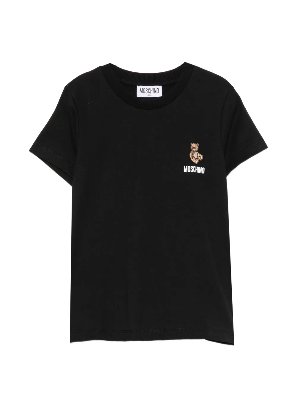 Moschino Kids teddy bear-print T-shirt - Nero