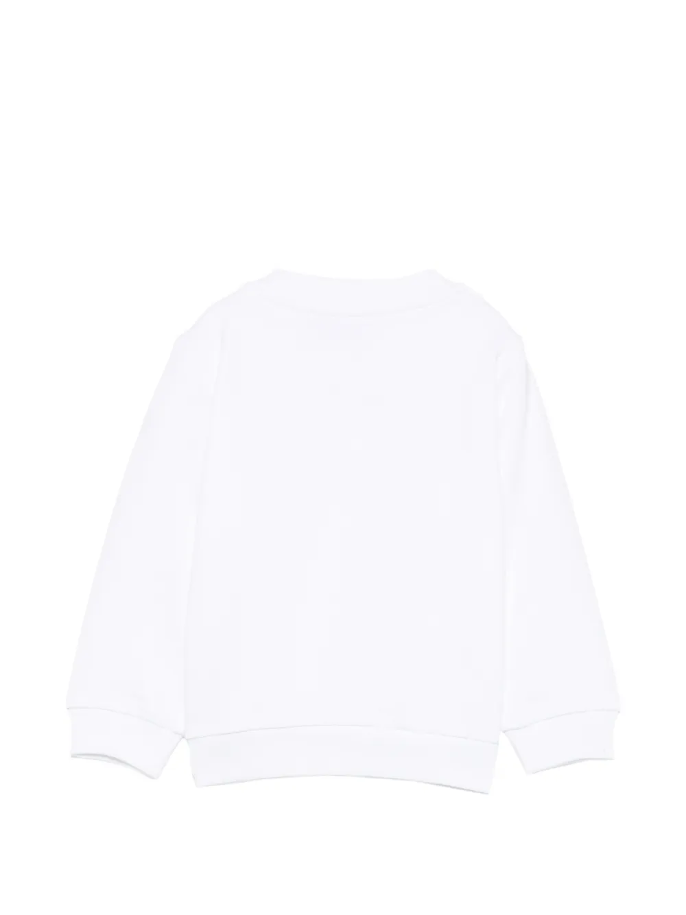 Moschino Kids Sweater met logoprint Wit