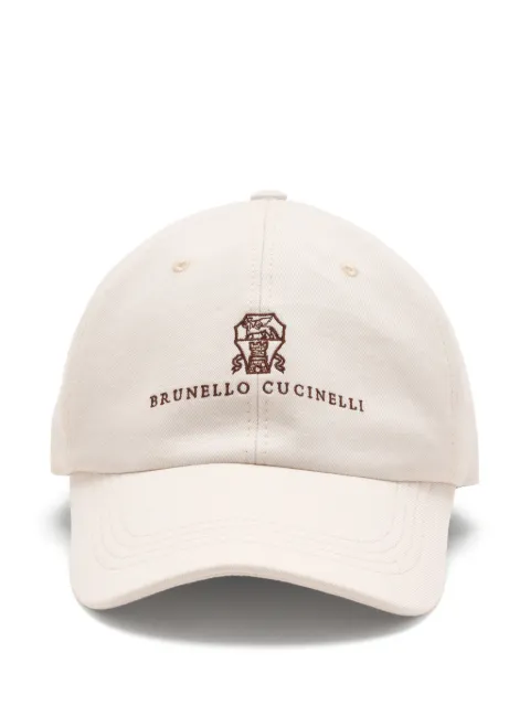 Brunello Cucinelli logo-embroidered baseball cap
