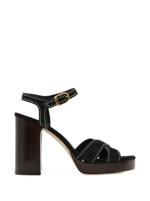 Stuart Weitzman Dayna contrast-stitch platform sandals