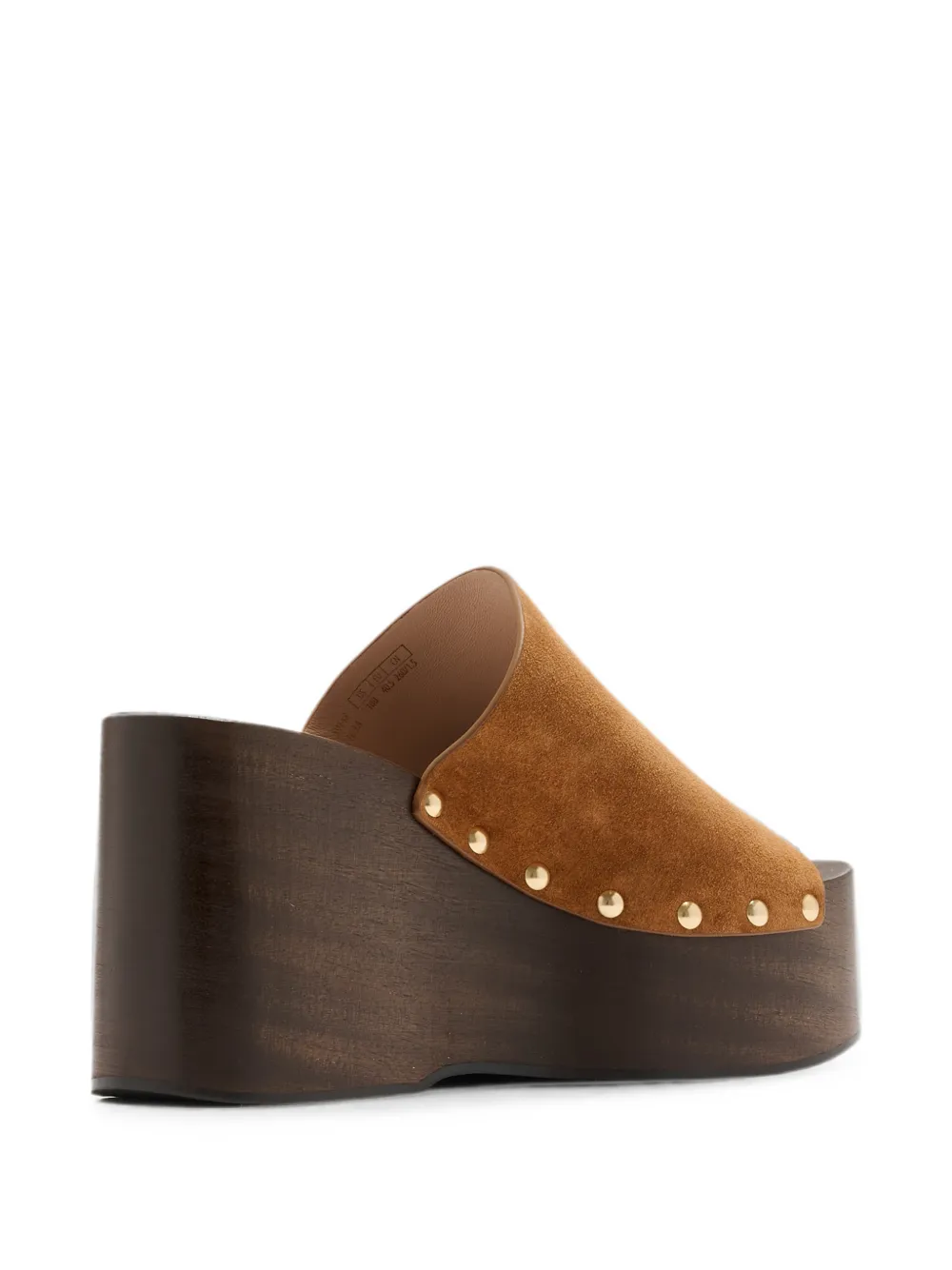 Stuart Weitzman Kate studded platform sandals Bruin