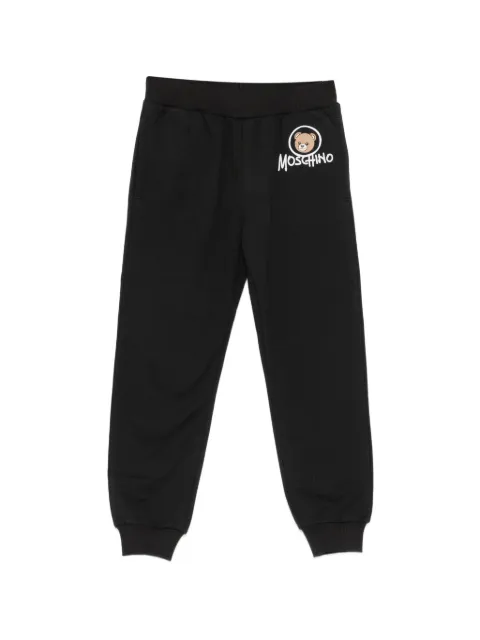 Moschino Kids teddy bear-print track pants