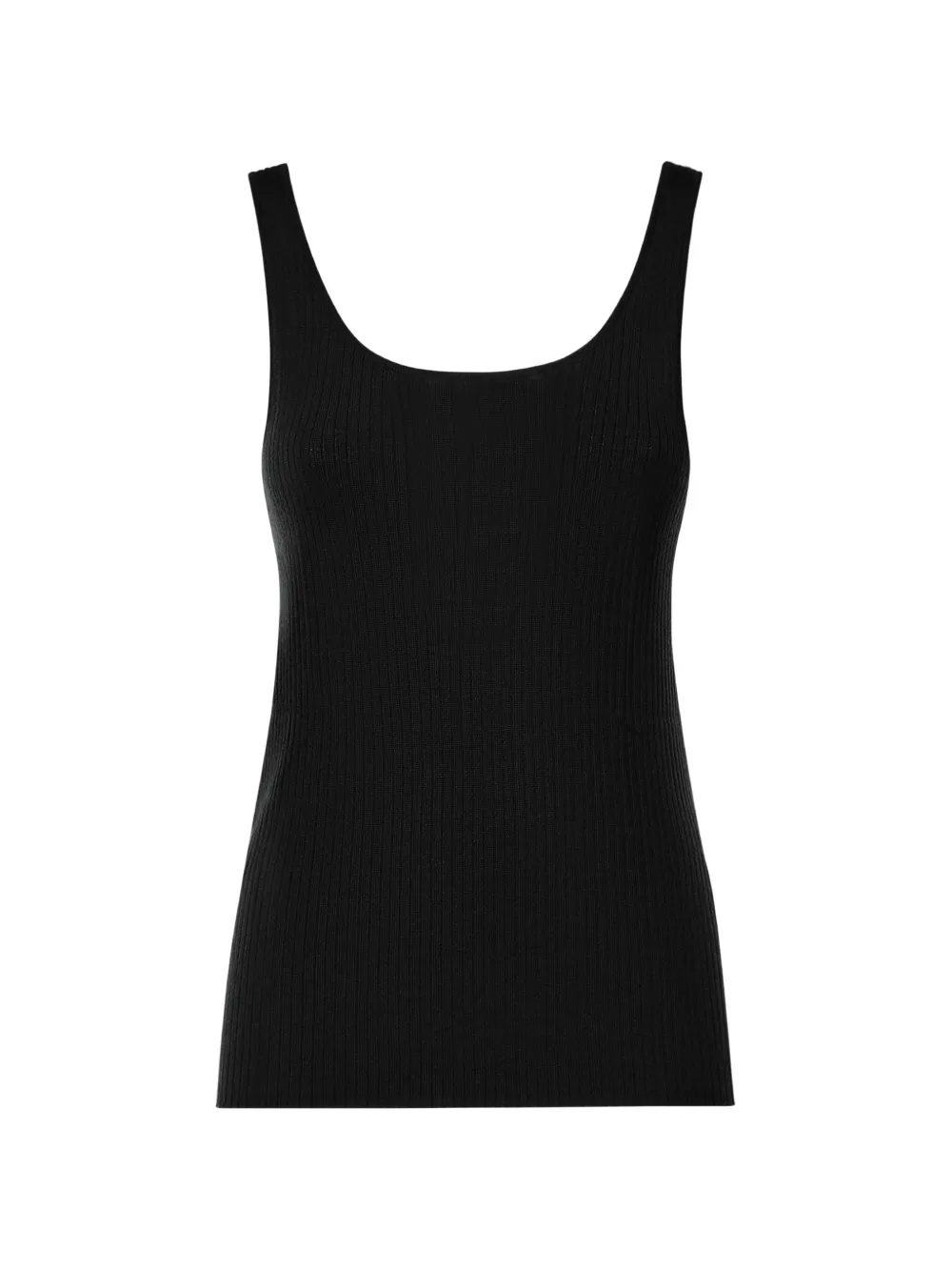 PINKO Ribgebreide tanktop Zwart