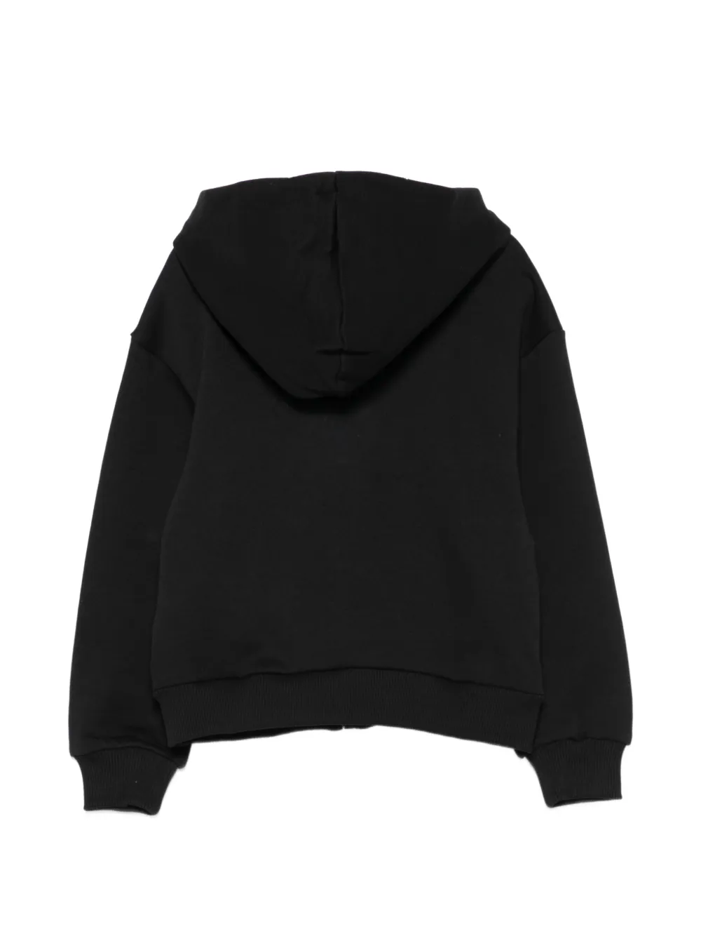 Moschino Kids Sweater met teddybeerprint en rits Zwart