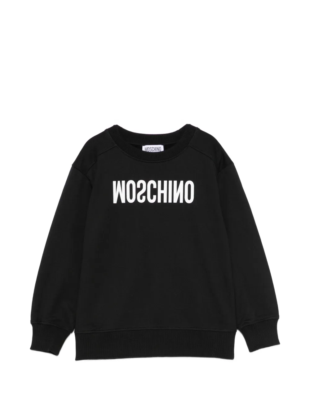 Moschino Kids logo-print sweatshirt - Nero