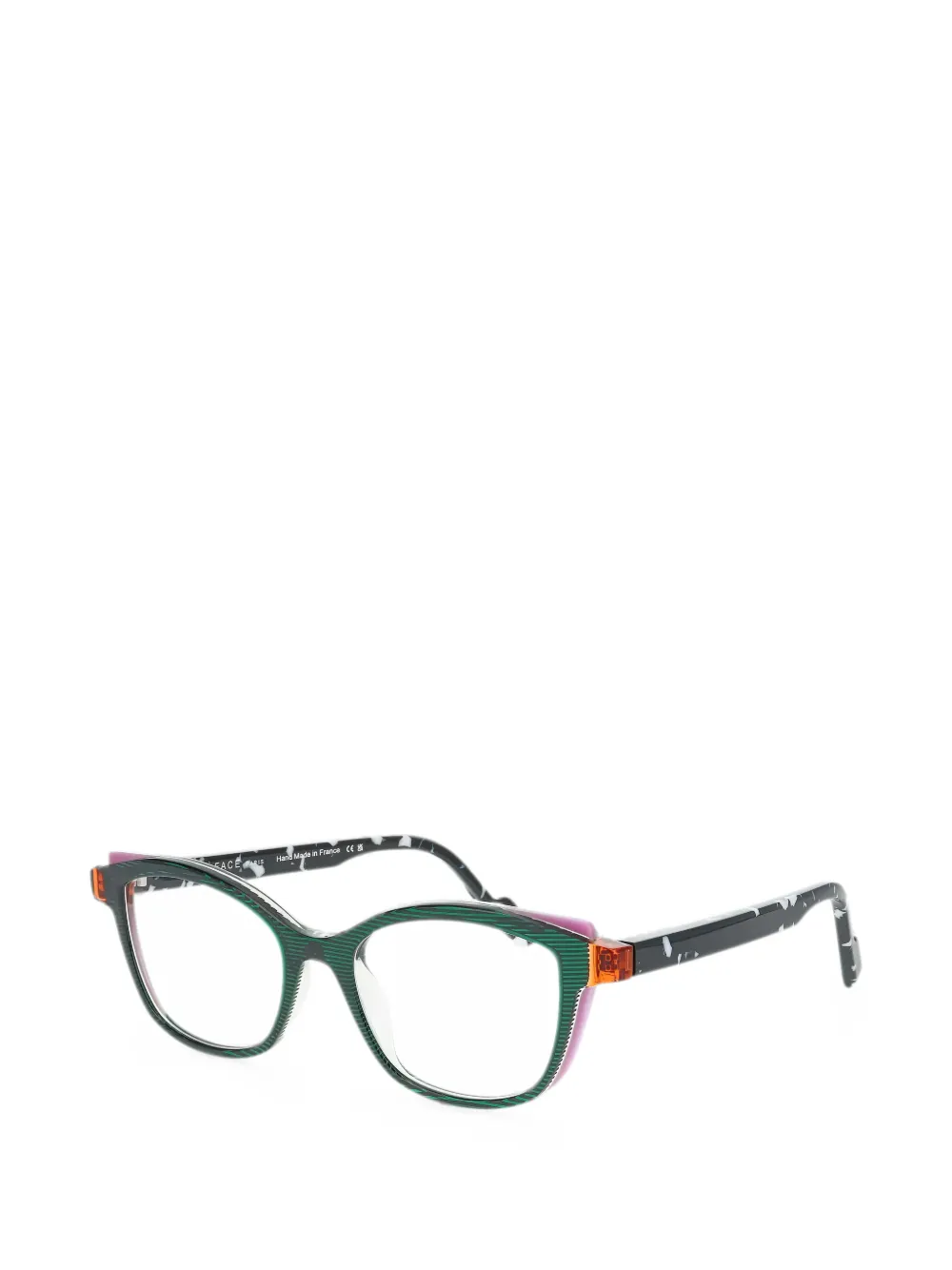 Face À Face Tinge3 Cat-eye Glasses In Green