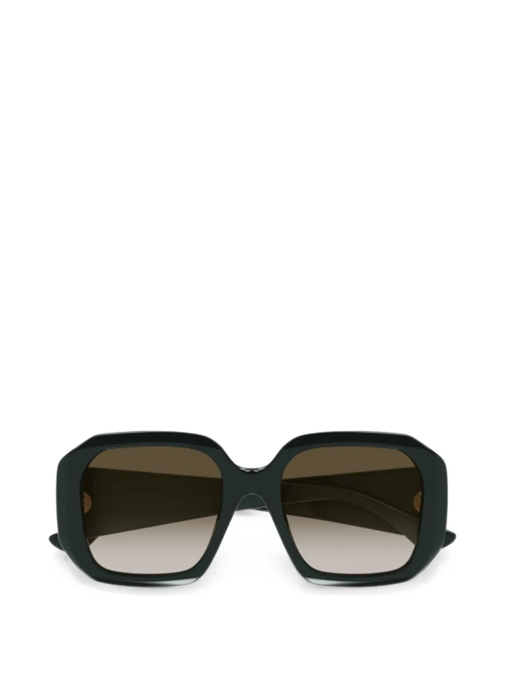 Chloé bold square-frame sunglasses - Verde