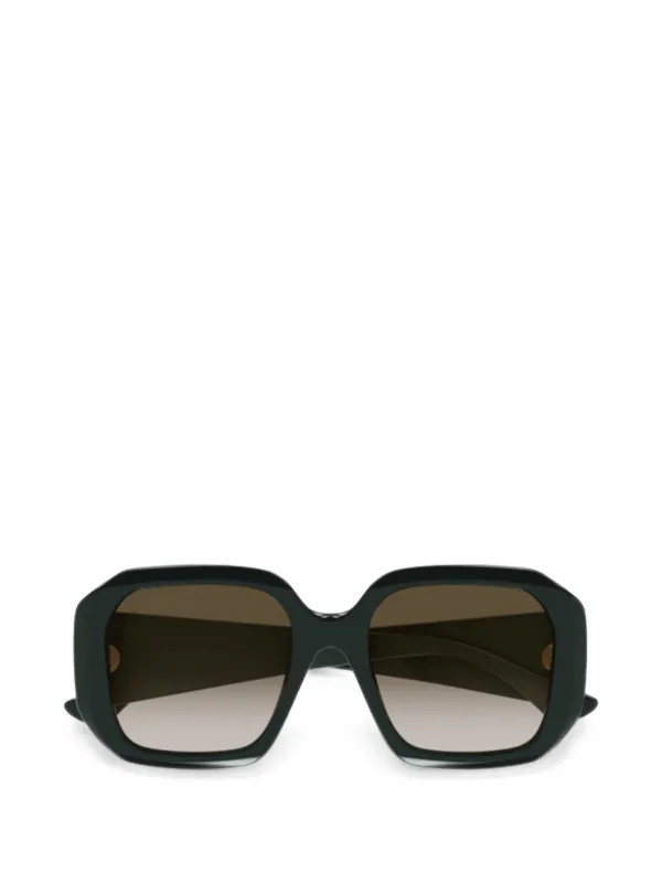 Chloé Bold Square-frame Sunglasses in Green