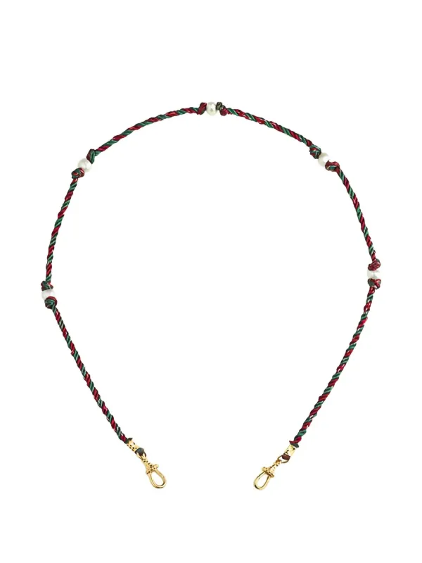 Marie Lichtenberg 41cm Mauli Pearl Necklace in Gold