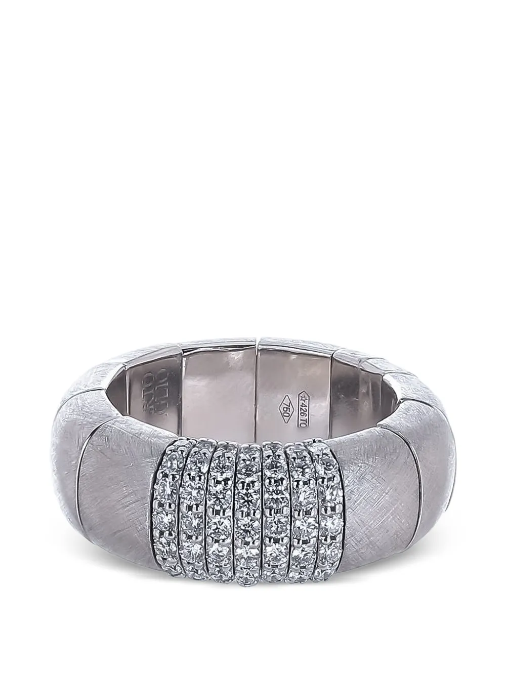 Roberto Demeglio diamond stretch ring - Argento