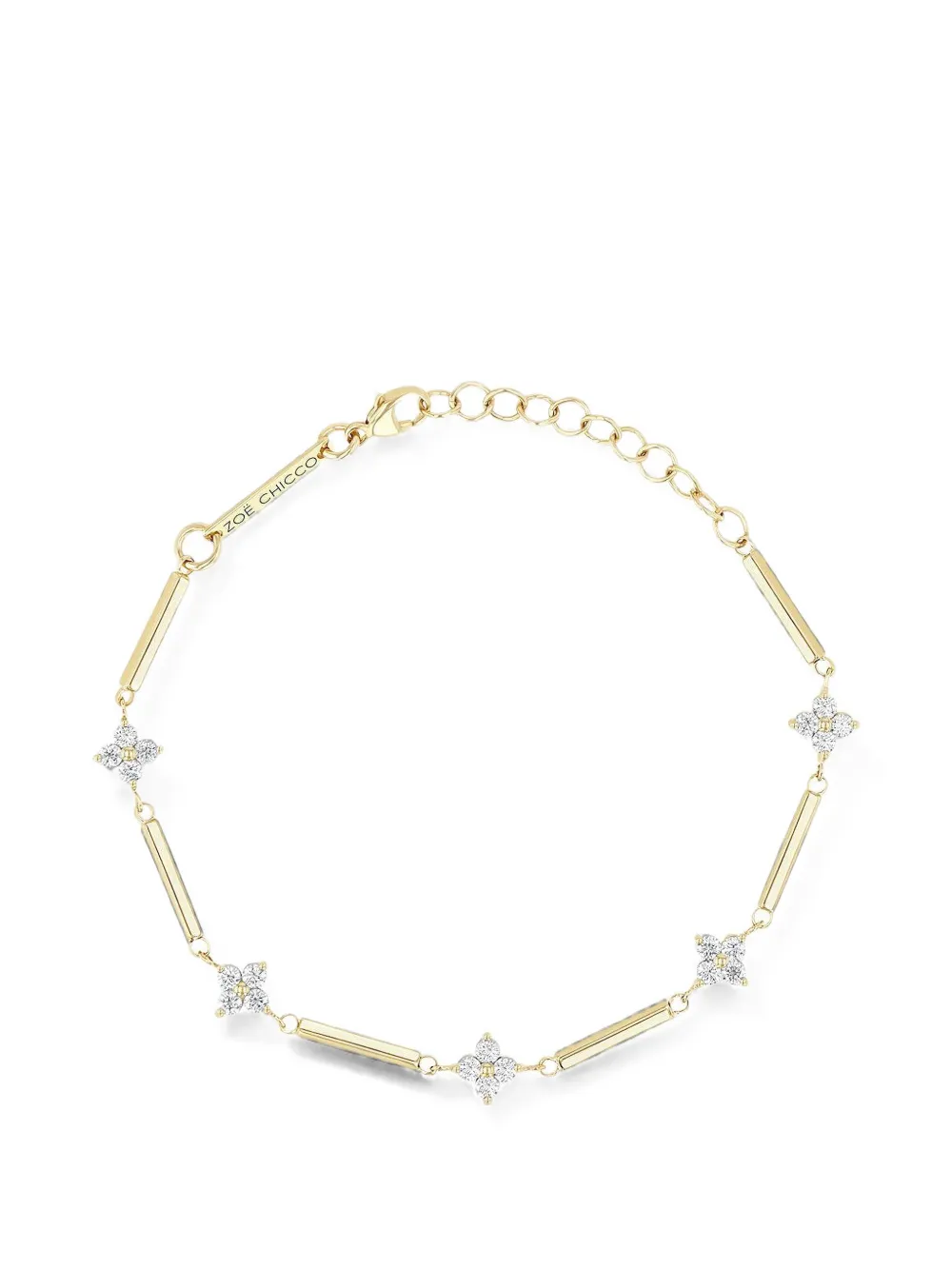 Zoë Chicco Armband mit Diamanten - Gold
