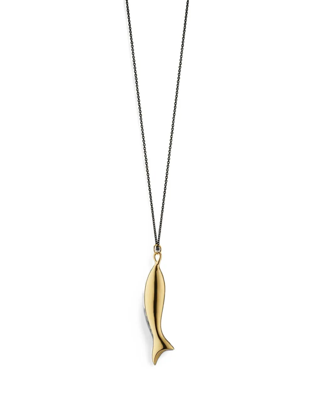 MONICA RICH KOSANN Perseverance Halskette mit Fischanhänger - Gold