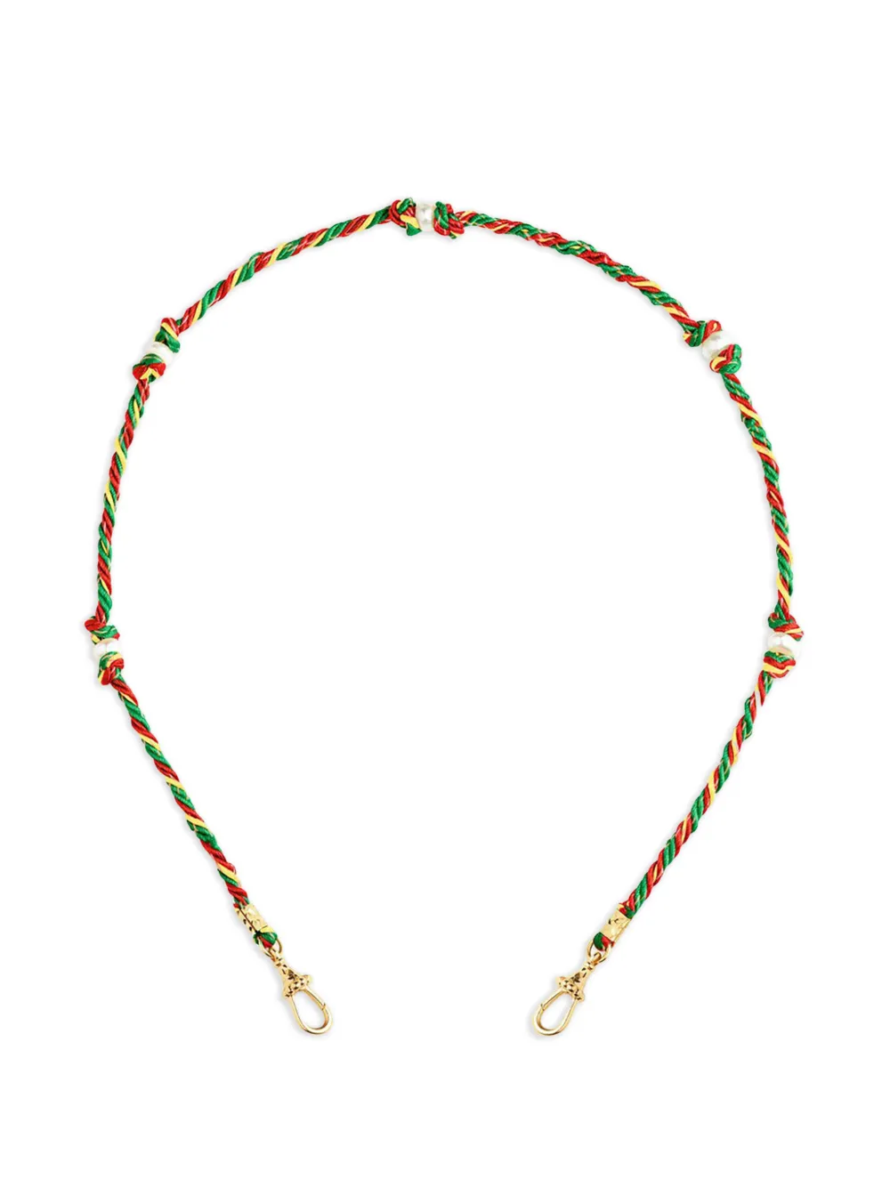 Marie Lichtenberg Mauli Rasta Perlenkette - Gold